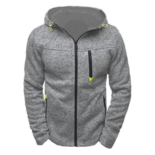 Zipper Solid Color Hoodie - Fitnessmotivations