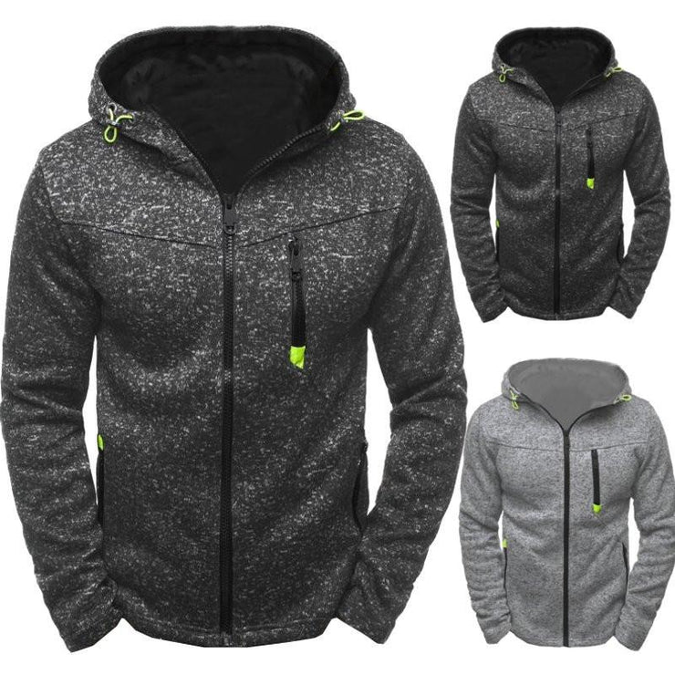 Zipper Solid Color Hoodie - Fitnessmotivations
