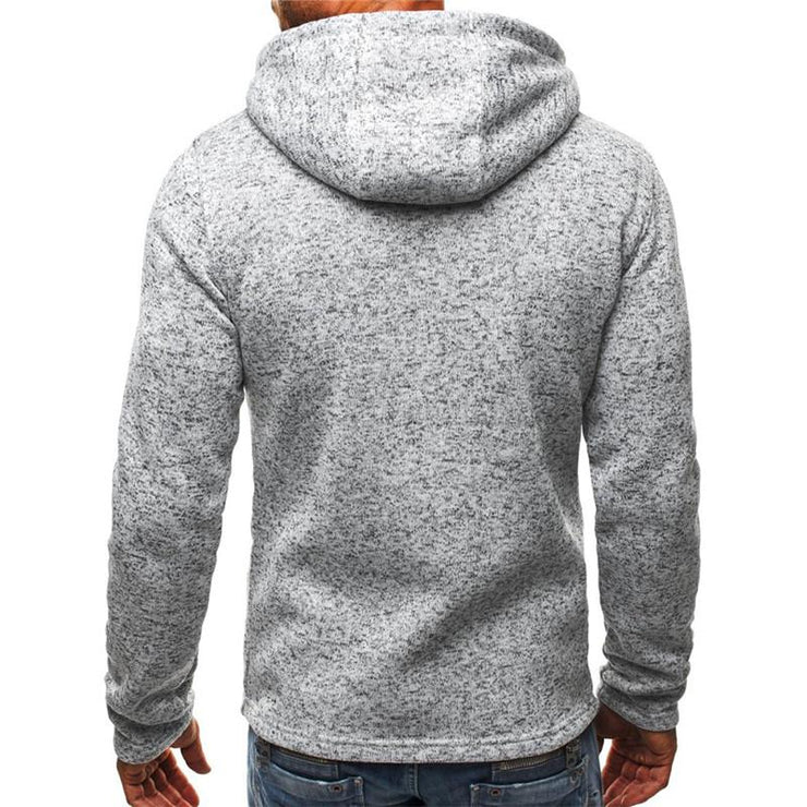 Zipper Solid Color Hoodie - Fitnessmotivations