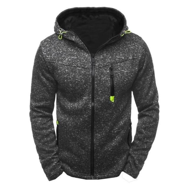 Zipper Solid Color Hoodie - Fitnessmotivations