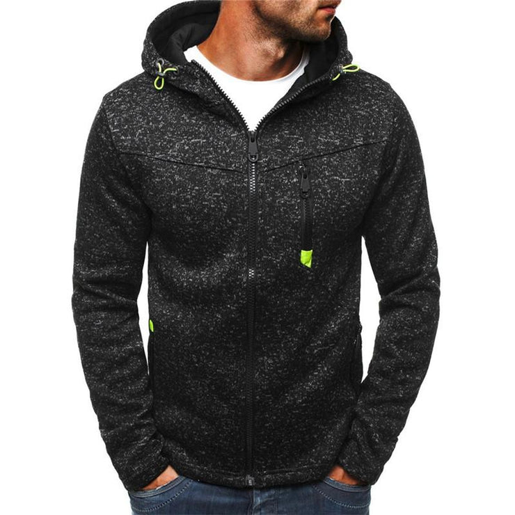 Zipper Solid Color Hoodie - Fitnessmotivations